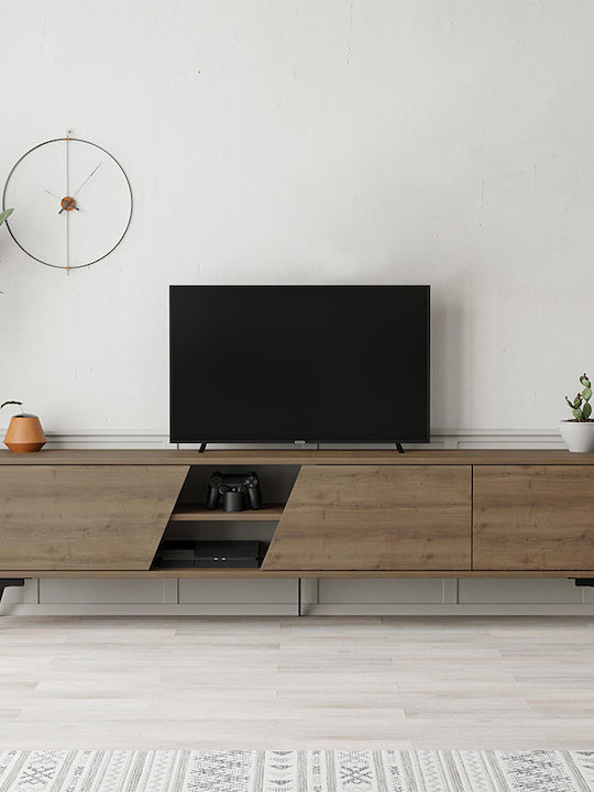 TV Stand Fiona Light Walnut L180xD35.6xH48cm