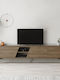 TV Stand Fiona Light Walnut L180xD35.6xH48cm