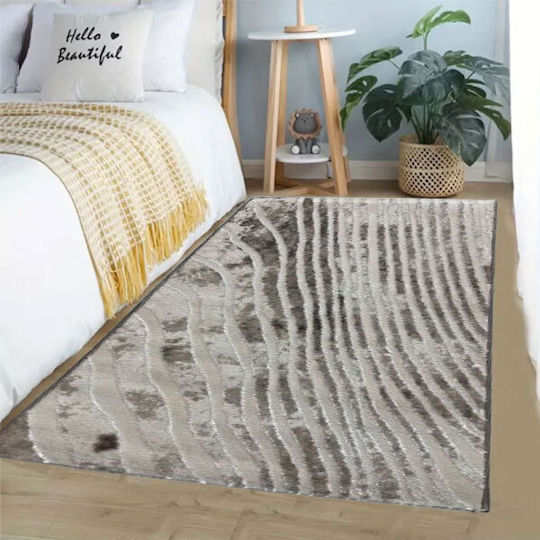SpitiBazaar Set Modern Schlafzimmer-Teppichsets Synthetisch,Polyester/Cotton/Leather Coffee SB-2048 3Stück