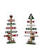 Christmas Decoration Elf 18x5x37cm 2 Designs
