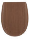 Eurocasa Wooden Toilet Seat 42x35.5cm Brown