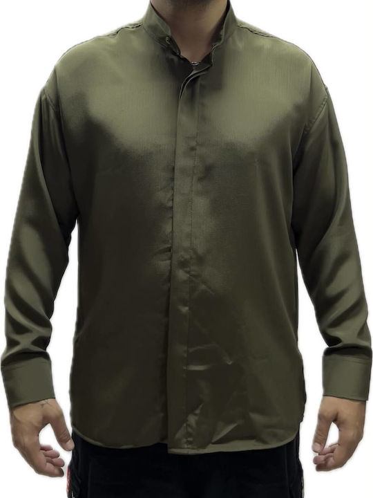 Long-sleeved Shirt Olive Green