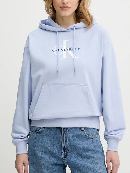 Calvin Klein Γυναικείο Φούτερ με Κουκούλα Casua...