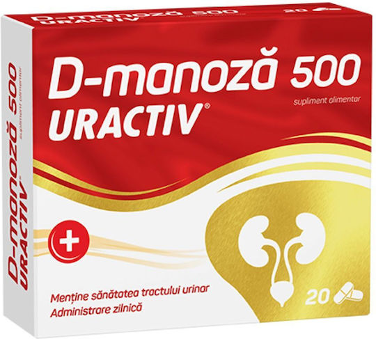 Uractiv D-mannose 500 Mg 20 Capsule Terapia