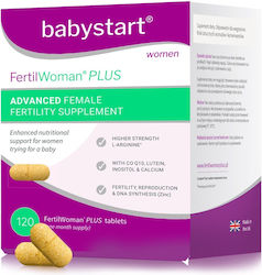 Fertilwoman Plus Babystart 120 Таблетки Фолиева Киселина Витамини За Фертилитет На Жените Fertilwoman Plus Babystart 120 Таблетки Фолиева Киселина Витамини За Фертилитет На Жените