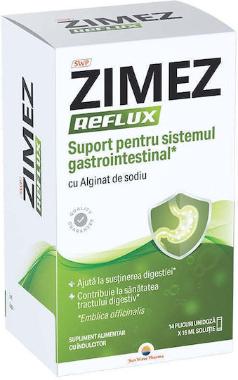 Zimez Reflux 14 Plicuri X 15 Ml Sun Wave Pharma