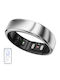 RingConn Gen 2 Air Intelligenter Ring 23.1mm Wasserdicht mit Herzfrequenzsensor Galaxy Silber