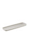 Leone Plastic Rectangular Serving Tray in Beige Color T8806.Y 1pcs