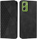 Cubic Grid Book Black (Motorola Moto G06 4G)