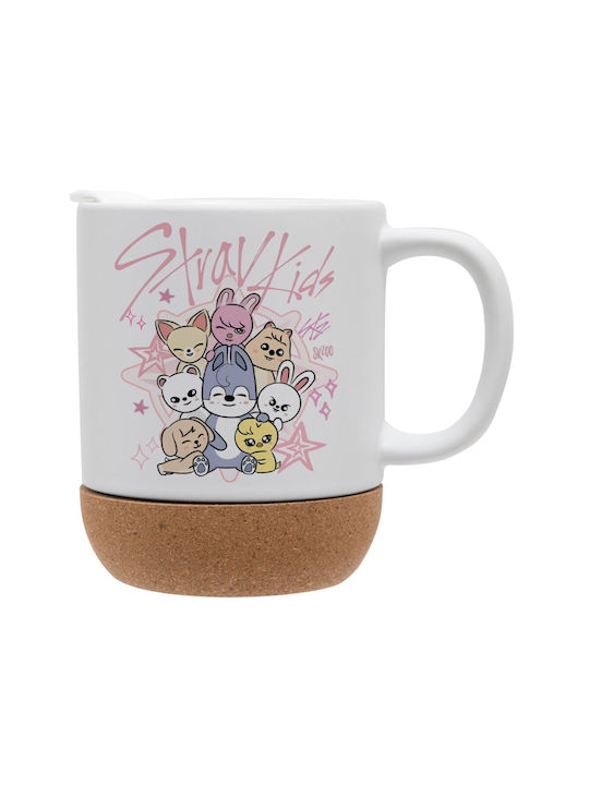Koupakoupa Stray Kids Pink Κούπα Κεραμική με Κα...