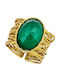 Ano Ring made of Silver Gold Plated