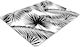 Floor Protection Mat Professional Space Exotic Leaves 100x70 Cm