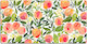 Desk Pad Vinyl Design Durability Peach 100x50 Cm