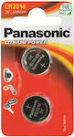Panasonic Lithium Watch Battery CR2016 2pcs