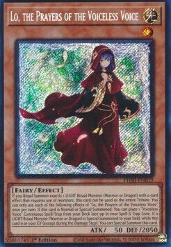 Konami Lo Молитвите на Безгласния Глас Единична Карта