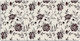 Gaming Desk Pad Keyboard Mouse Burgundy Flowers...