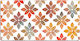 Surface Mat Keyboard Mouse Floral Design 120x60 Cm