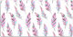 Desk Pad Organization Keyboard Mouse Pink Feath...