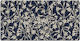 Desk Pad Keyboard Mouse Floral Design 100x50 Cm