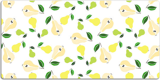 Tulup Schreibtischunterlage Gelbes Birnen Design 100x50 cm