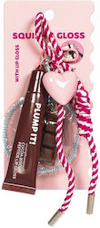 Lip Gloss Tri-coastal Squishy Charm Μπρελόκ Cocoa Biscuit