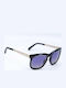 Emilio Pucci Unisex Sonnenbrille mit Schwarz Gestell und Schwarz Linse EP21 01B