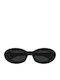 Ysl Women's Sunglasses with Black Plastic Frame and Black Lens SL 594 008