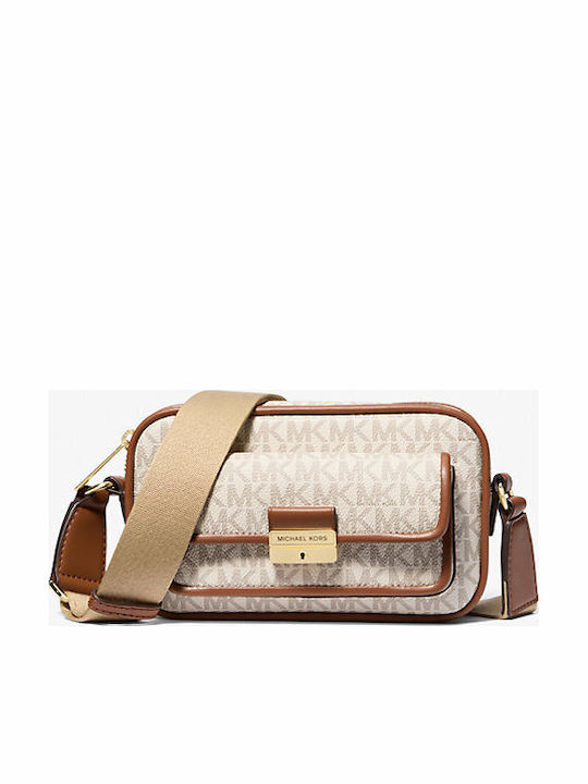 MIrella Damen-Schultertasche aus Fell Vanilla