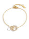 Women's Bracelet made of Steel Gold Plated with Zircon
