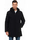 Serpentine Long Jacket Puffer Waterproof and Windproof Darknavy