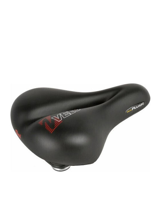 Velo Plush Black Bicycle Saddle City