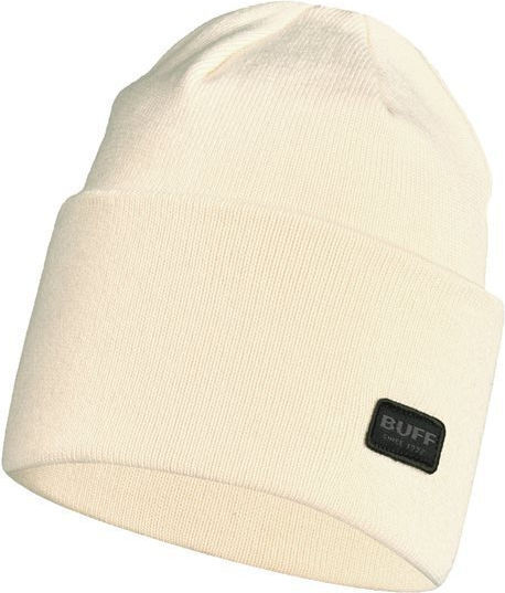 Niels Beanie Unisex Σκούφος Πλεκτός σε Εκρού χρώμα