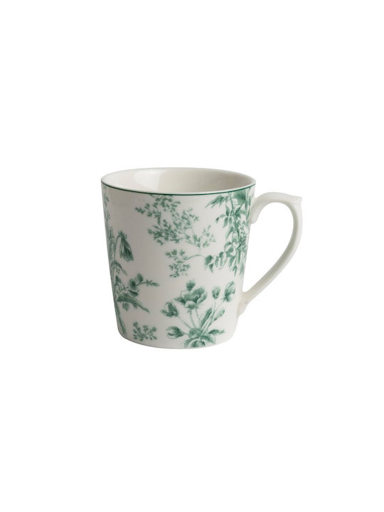 Porcelain Mug Flower Green 32 Cl Laura Ashley Thurston Bloom La184265 00053359