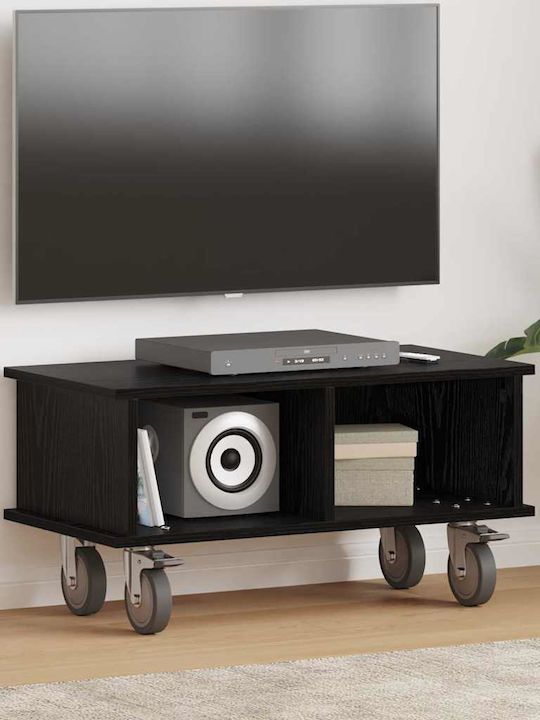 Living Room TV Unit Black Beech L68.5xW35xH35cm