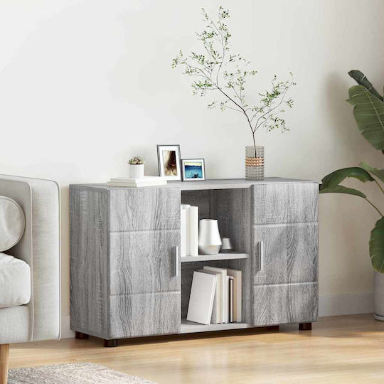 Living Room TV Unit Gray Sonoma L88.5xW30.5xH55.5cm