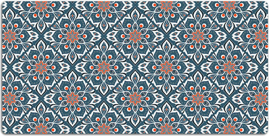 Decorative Protective Desk Pad Home Office Mandala Design 120x60 Cm