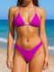 Set Bikini Τριγωνάκι με Αφαιρούμενη Ενίσχυση & Brazil Φούξια