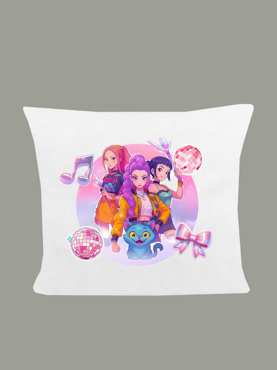 Huntrix White 40x40cm Dimension Pillow