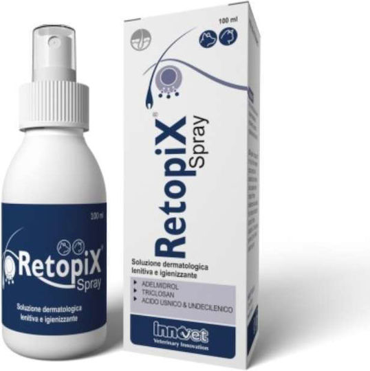 Retopix Spray Șampon Uscat De Curățare Pentru Câini și Pisici 100ml