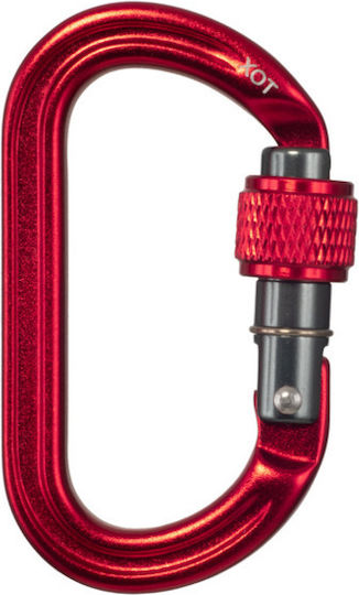 Καραμπίνερ Fixe Climbing Xot Auxiliary Carabiner Screw Red Κόκκινο Fc-k25400_1