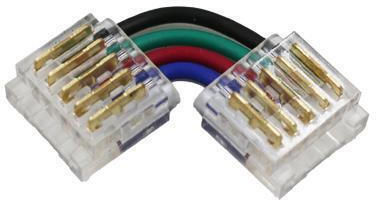 Adeleq Μούφα Γωνιακή Ταινία Led Smd Rgb Συν White 10mm 30-10000