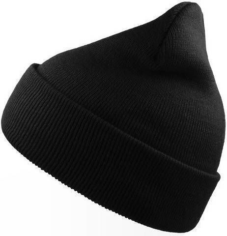 Beanie Unisex Căciulă Tricotat în culoarea Negru