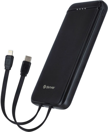 Denver PQCA-10320 Power Bank 10000mAh 20W Power Delivery Черен