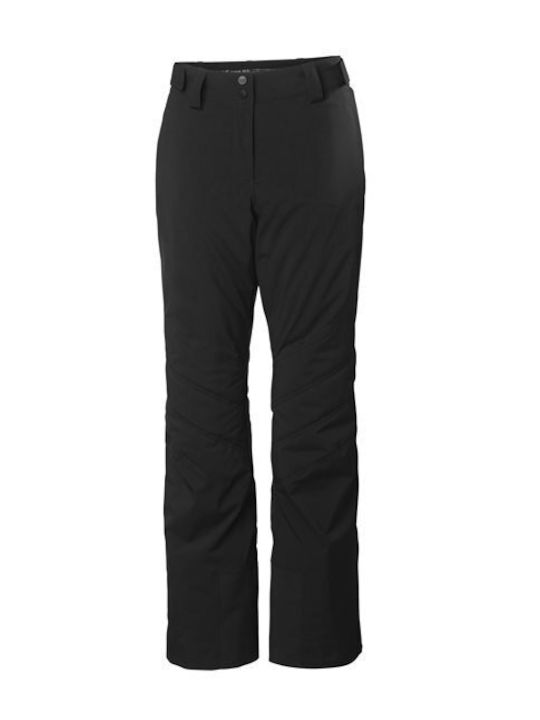 Helly Hansen Insulated Γυναικείο Μακρύ Παντελόνι Πεζοπορίας Μαύρο
