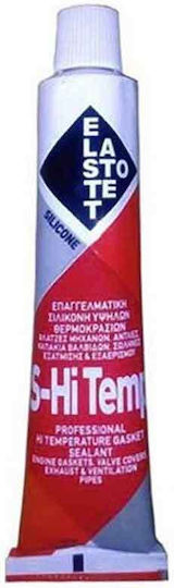 Elastotet Sealant Silicone High Temperature Red 80ml