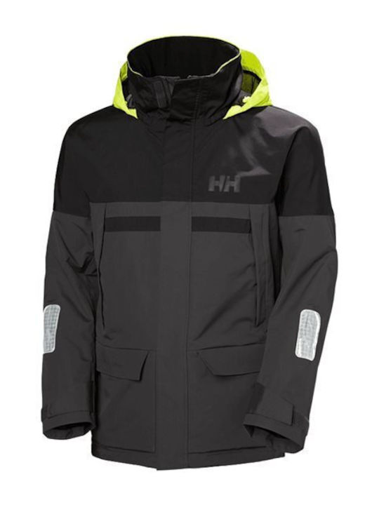 Helly Hansen Pier 4.0 34484-980 Ανδρικό Μπουφάν για Σκι & Snowboard Μαύρο
