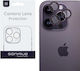 Sonique Glitter Lens Pro Προστασία Κάμερας Tempered Glass Μωβ για το iPhone 14 Pro, iPhone 14 Pro Max