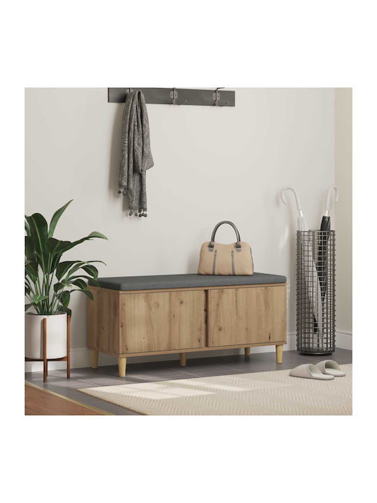 Eingangsmöbel mit Bank Artisan Oak 60x38x46cm