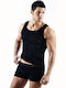 Herren Unterhemden in Schwarz Farbe 1Packung