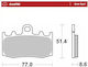 Moto-master Metallic Motorcycle Brake Pads 406205 1 Set 1 Caliper